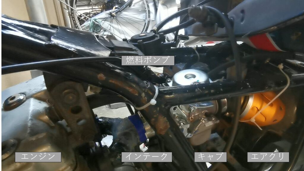 旧車バイクのキャブレター載せ替え と 仕組み 車 バイク Diy Pcとか自作のshoブログ